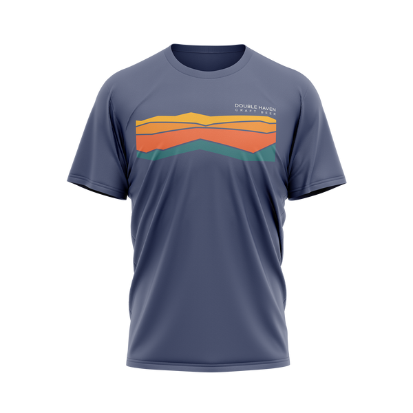 Layered Mountains Eco Tee Double Haven